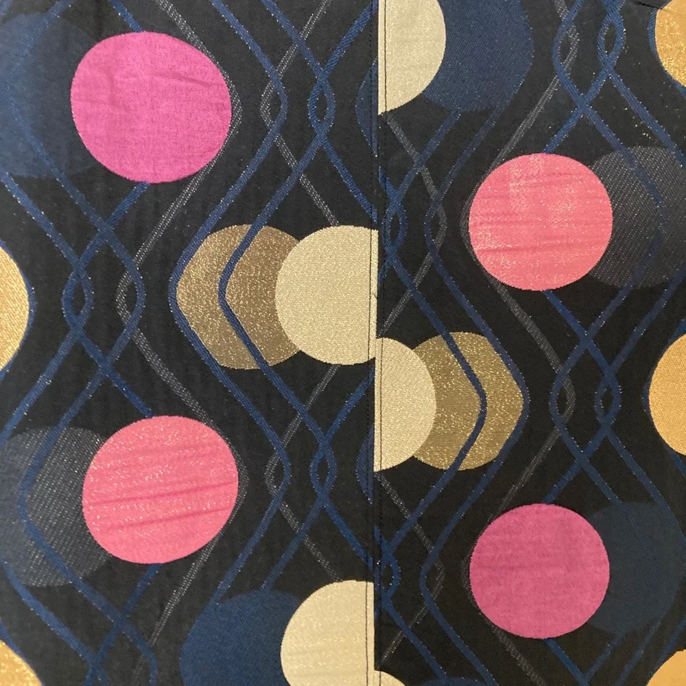 NWT Maeve anthropologie petite xs black motif circles sleeveless dress. - Picture 3 of 13